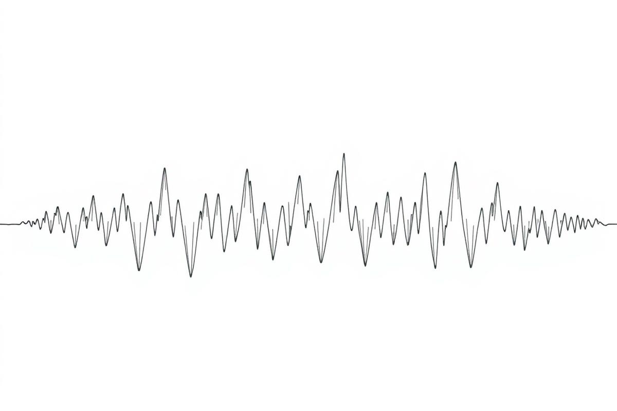 Illustration av ett kundsamtal som omvandlas till transkribering och analysdata